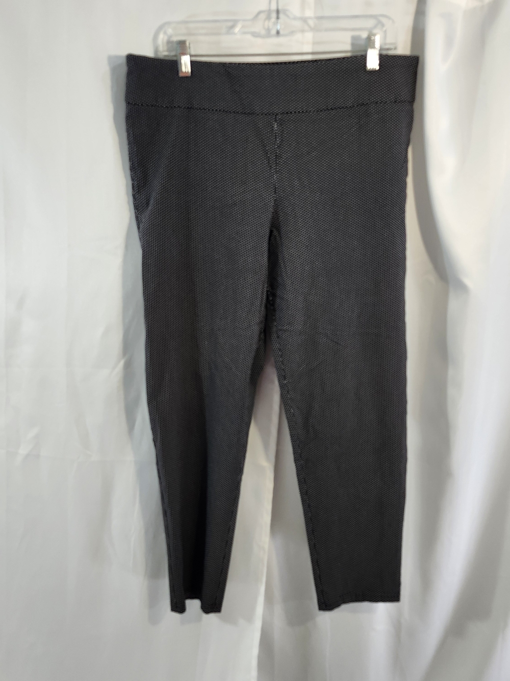 Just Be Black Textured Slim Pants